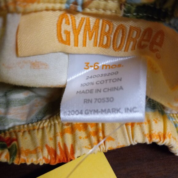 Gymboree Size 3-6 Months Shorts Baby Girls Hawaiian Theme Ruffle NEW - Picture 4 of 6
